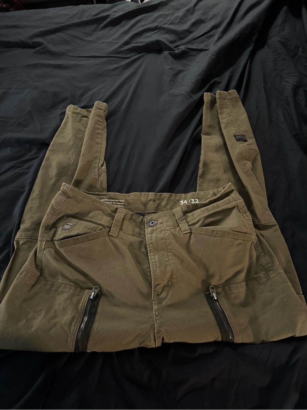 G-Star Raw Olive Cargo Pants
